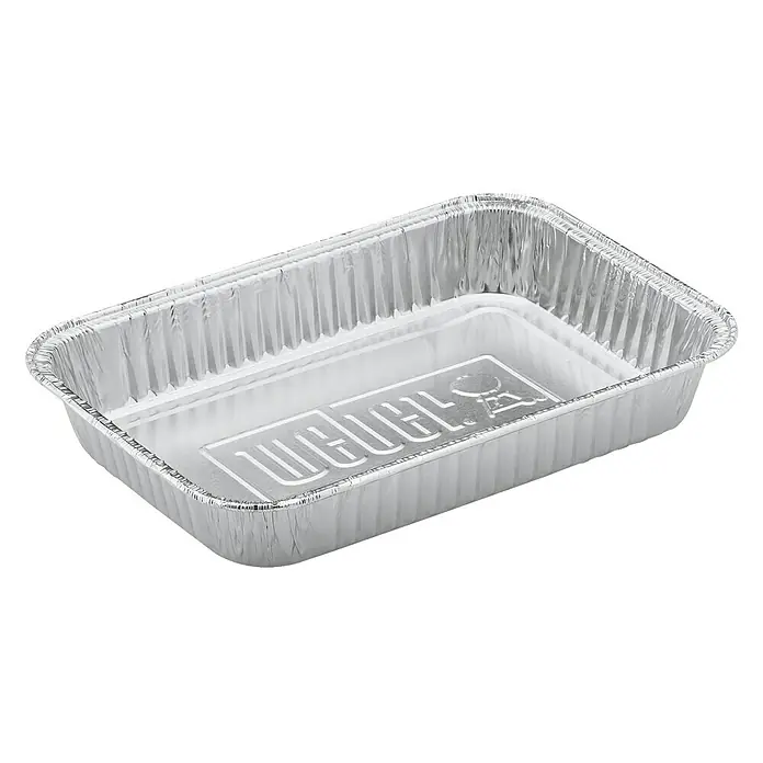 Weber Alu-Tropfschale - L x B x H: 21 x 15 x 5 cm, 10 Stk. - Weber Grill-Tropfschale aus Aluminium, ideal zum Auffangen von Fett beim Grillen, hält Ihren Grill sauber und sorgt für einfache Reinigung.