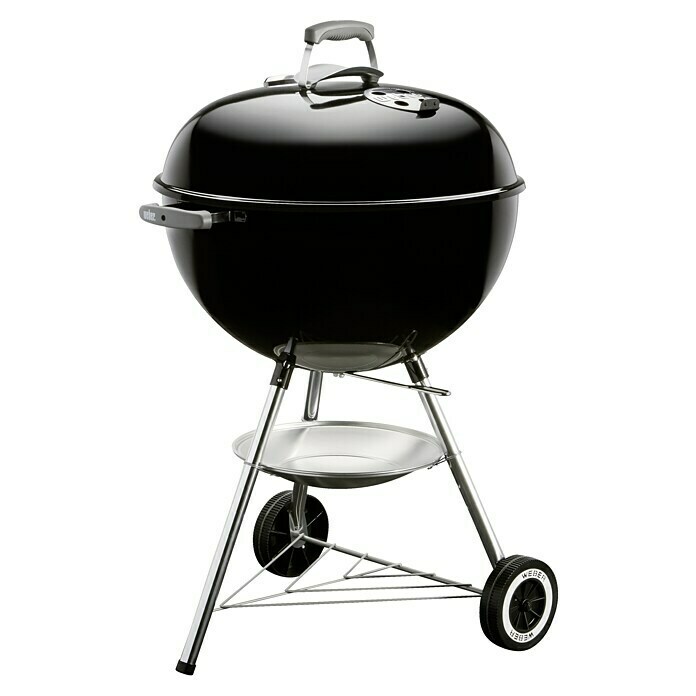 Weber Kugelgrill TestSchwarz, Hauptgrillfläche: Ø 57 cm Diagonal View