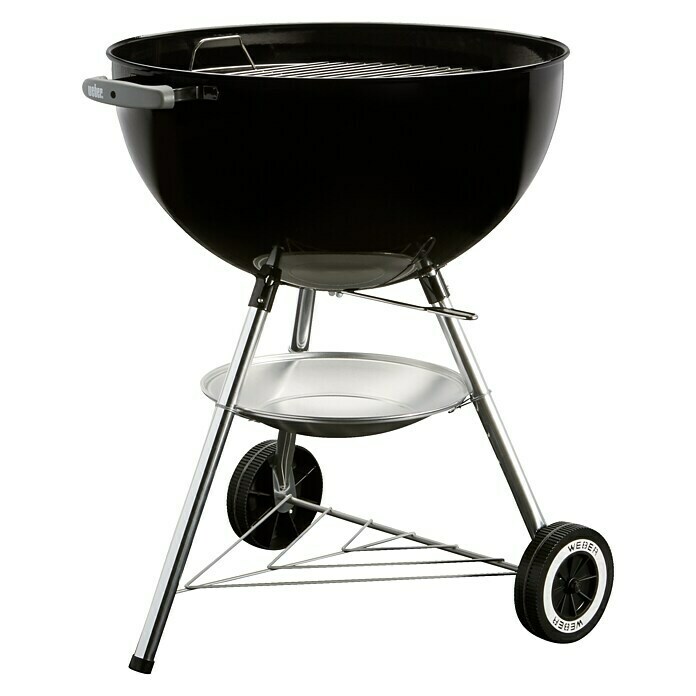 Weber Kugelgrill TestSchwarz, Hauptgrillfläche: Ø 57 cm Diagonal View