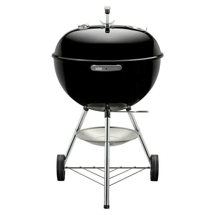 Weber Kugelgrill TestSchwarz, Hauptgrillfläche: Ø 57 cm Front View