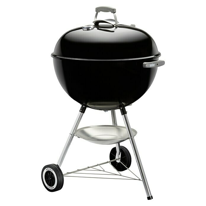 Weber Kugelgrill TestSchwarz, Hauptgrillfläche: Ø 57 cm Diagonal View