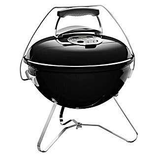 Weber Okrugli roštilj s poklopcem Smokey Joe Premium (Promjer površine roštilja: 37 cm, Crne boje)