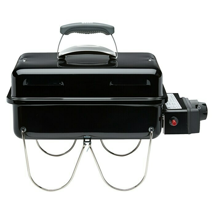 Weber Go-Anywhere GasgrillAnzahl Brenner: 1, Hauptgrillfläche: 42 x 26 cm, 1,9 kW Front View