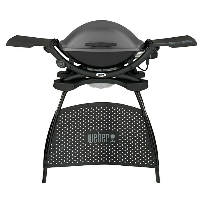 Weber Elektrogrill Q 2400 Stand2,2 kW, Hauptgrillfläche: 54 x 39 cm Front View