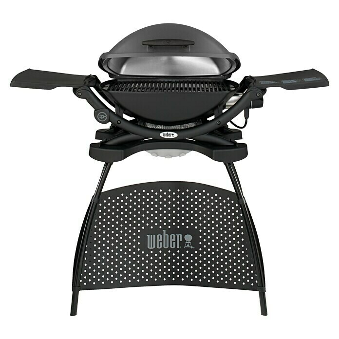 Weber Elektrogrill Q 2400 Stand2,2 kW, Hauptgrillfläche: 54 x 39 cm Front View