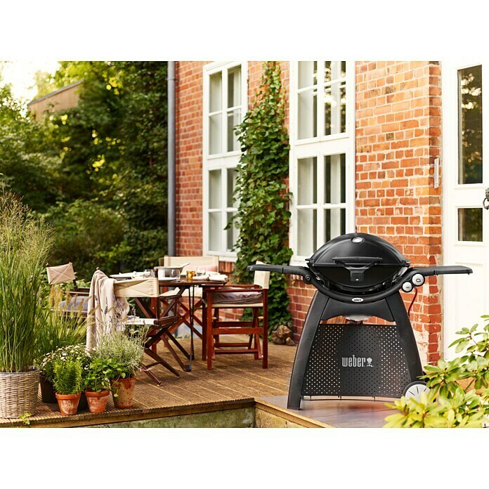 Weber Elektrogrill Q 1400 Stand2,2 kW, Hauptgrillfläche: 43 x 32 cm Mood Shot