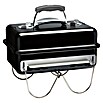 Weber Go-Anywhere Holzkohlegrill (Schwarz, Hauptgrillfläche: 42 x 26 cm)