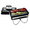 Weber Go-Anywhere Holzkohlegrill (Schwarz, Hauptgrillfläche: 42 x 26 cm)