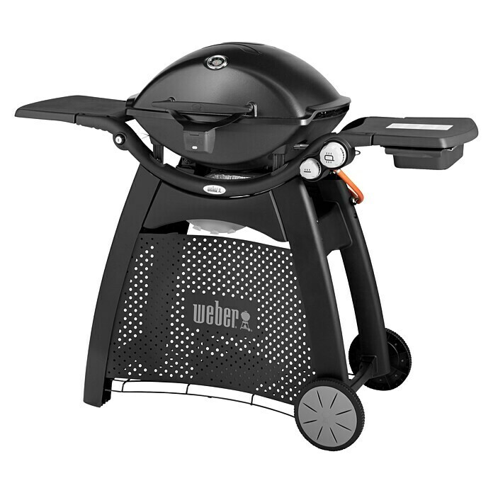 Weber Gasgrill Q 3200Anzahl Brenner: 2, Hauptgrillfläche: 63 x 45 cm, Schwarz Front View