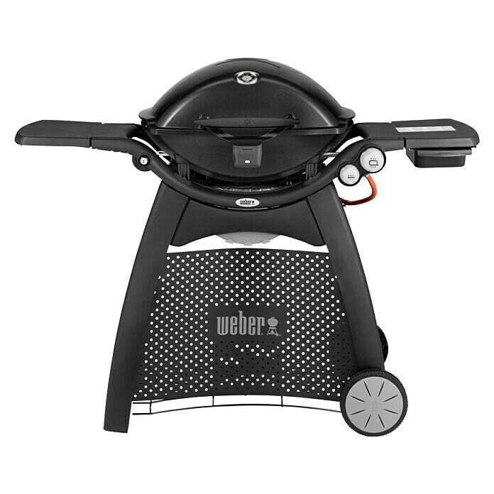 Weber Gasgrill Q 3200Anzahl Brenner: 2, Hauptgrillfläche: 63 x 45 cm, Schwarz Front View