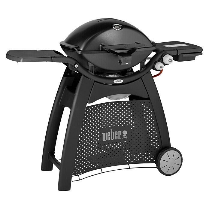 Weber Gasgrill Q 3200Anzahl Brenner: 2, Hauptgrillfläche: 63 x 45 cm, Schwarz Front View