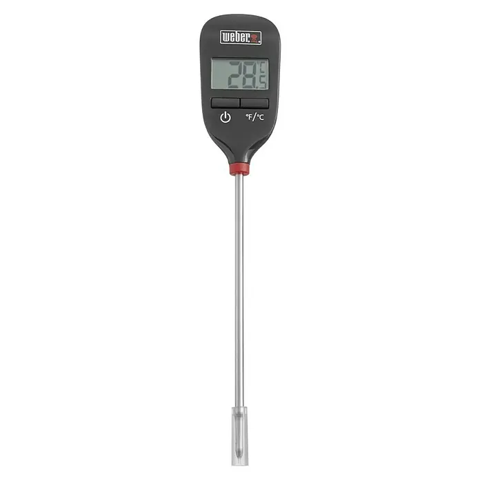 Weber Grill-Thermometer - Digital - Das Weber Digital-Taschenthermometer bietet eine schnelle und genaue Temperaturmessung für perfekte Grillergebnisse.