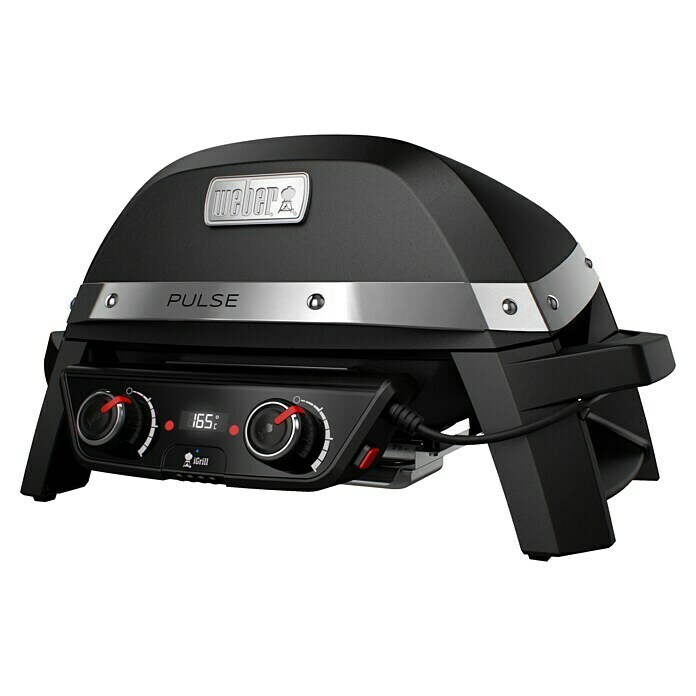 Weber Smartgrill Pulse 20002.200 W, Hauptgrillfläche: 49 x 39 cm Diagonal View