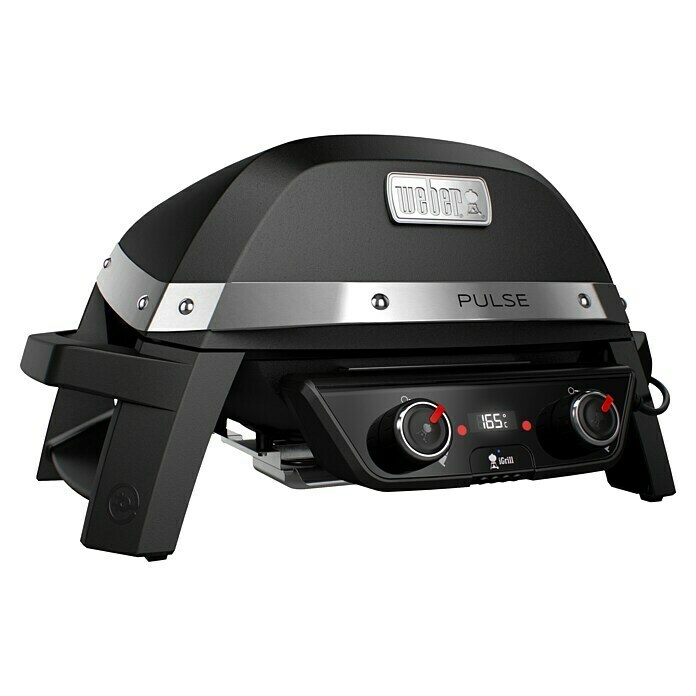 Weber Smartgrill Pulse 20002.200 W, Hauptgrillfläche: 49 x 39 cm Diagonal View