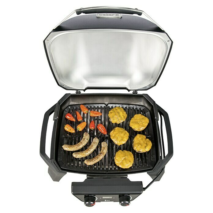 Weber Smartgrill Pulse 20002.200 W, Hauptgrillfläche: 49 x 39 cm Use Shot