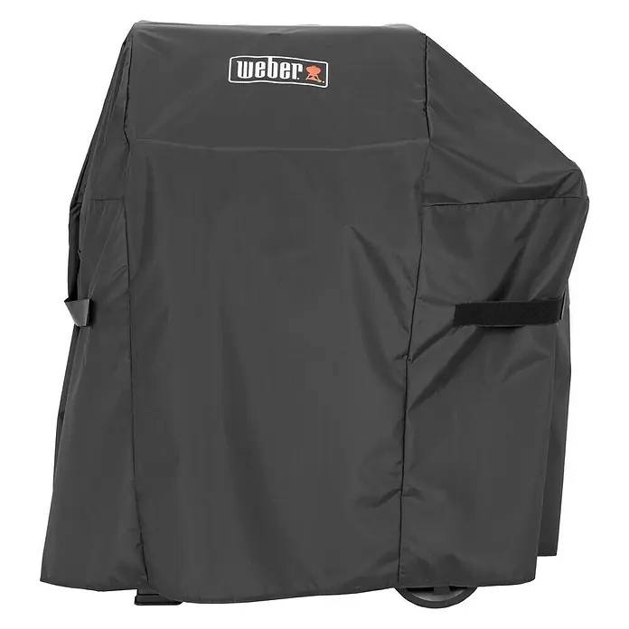 Weber Grill-Schutzhülle - Passend für: Weber Spirit 220 - Abdeckhaube für Weber Grill mit dem Weber Logo oben. Die Haube ist schwarz und schützt den Grill vor Witterungseinflüssen.