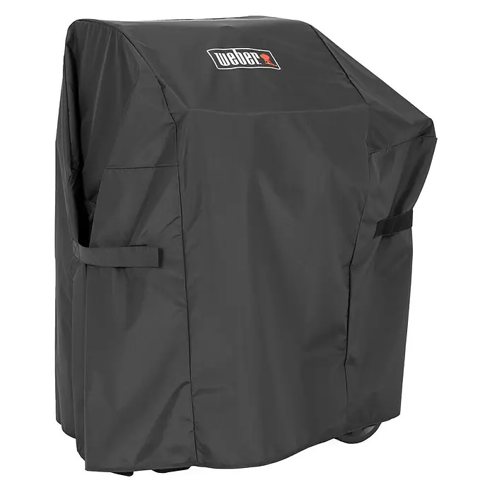 Weber Grill-Schutzhülle - Passend für: Weber Spirit 220 - Schwarze Weber Grillabdeckung zum Schutz vor Witterungseinflüssen, ausgestattet mit dem Weber-Logo.