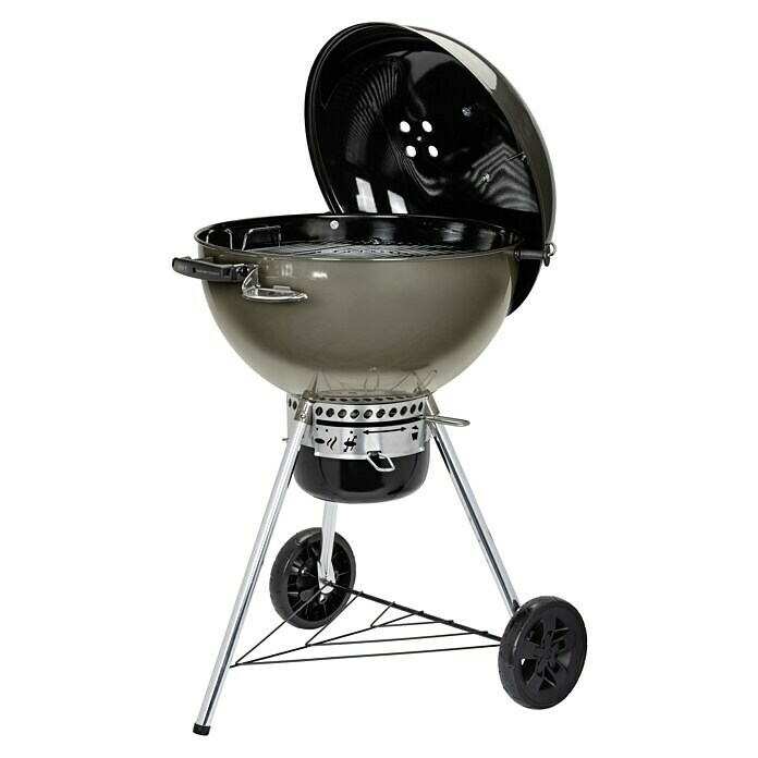 Weber Master-Touch GBS Kugelgrill C-5750Smoke Grey, Hauptgrillfläche: Ø 57 cm Diagonal View