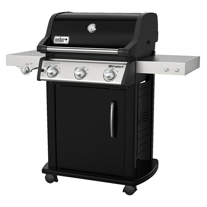 Weber Gasgrill E-325 GBSAnzahl Brenner: 3, Hauptgrillfläche: 61 x 45 cm, 9,38 kW Diagonal View