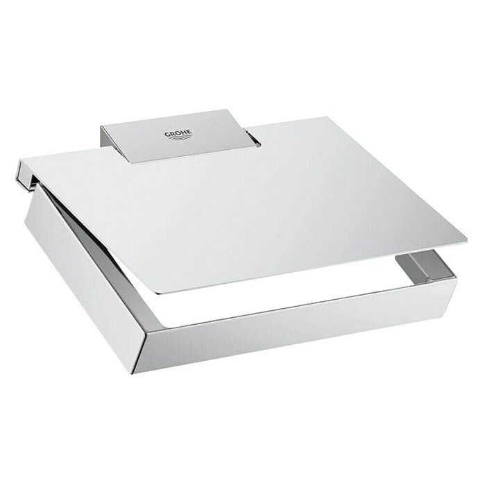 Grohe Selection Cube Toilettenpapierhalter (Mit Deckel, Chrom, Glänzend) | BAUHAUS