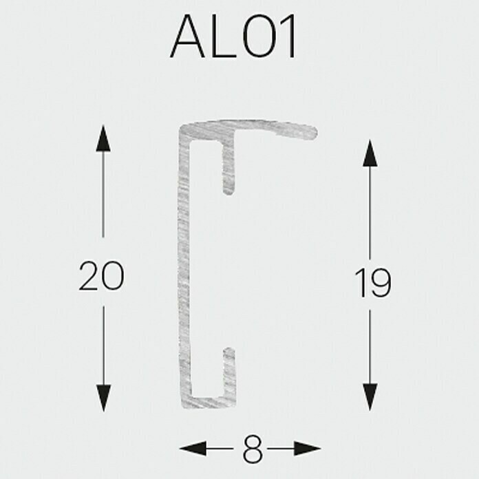 Bubola & Naibo Bilderrahmen Alu-Design IAnthrazit, 29,7 x 42 cm / DIN A3, Aluminium Unknown