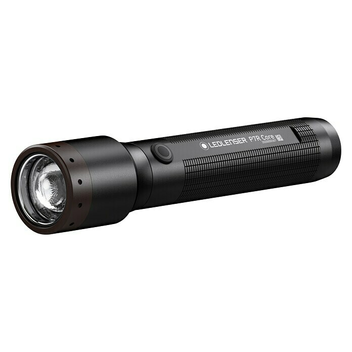 Ledlenser LED-Taschenlampe P7R CoreAkkubetrieben, Schwarz, 15 lm - 1.400 lm Diagonal View