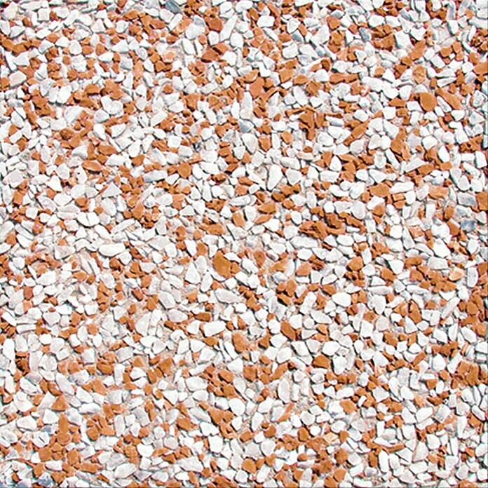 Lastra di pavimentazione in calcestruzzo lavato bianco-rosso