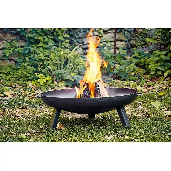 Feuerschale - Durchmesser: 80 cm, Eisen - Stimmungsaufnahme