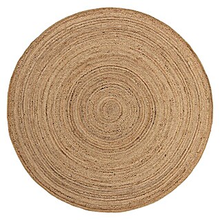 Juteteppich Jute (Natur, Durchmesser: 100 cm, 100% Jute)