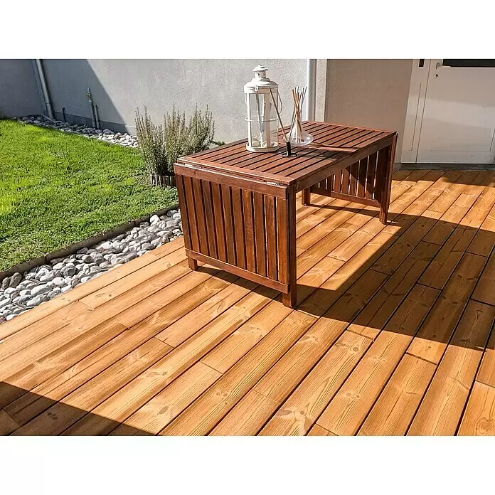 Klickfliese Smartplank - Kiefer, 118,4 x 15,1 x 2,8 cm, Braun, 1 Stk. - Stimmungsaufnahme