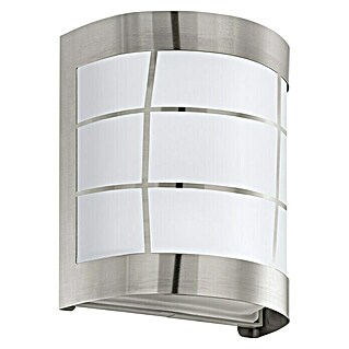 Eglo Vanjska zidna LED svjetiljka (4 W, 14 x 11 x 15,5 cm, Plemeniti čelik, IP44)