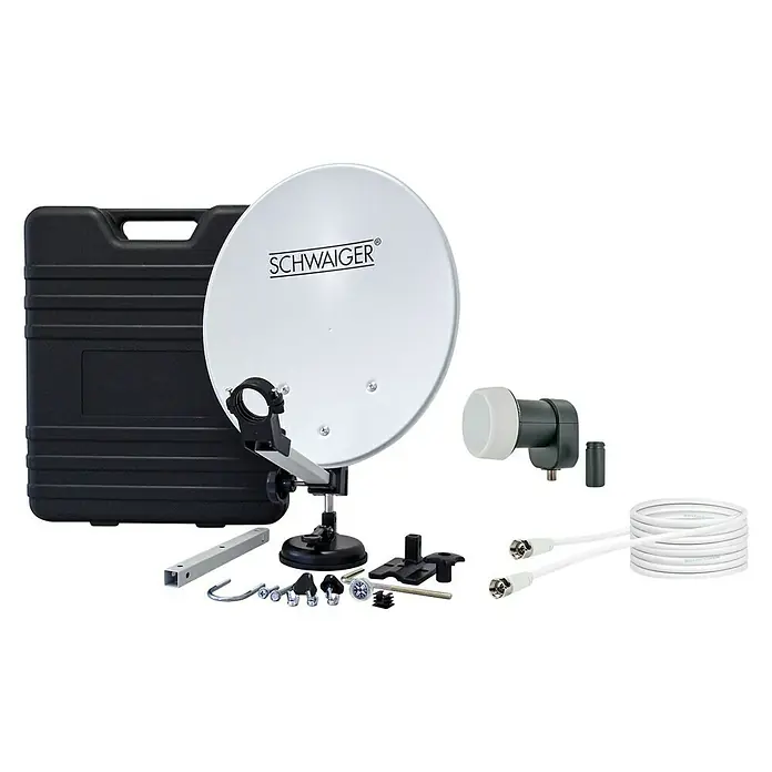 Schwaiger SAT-Anlage Camping-Set Koffer