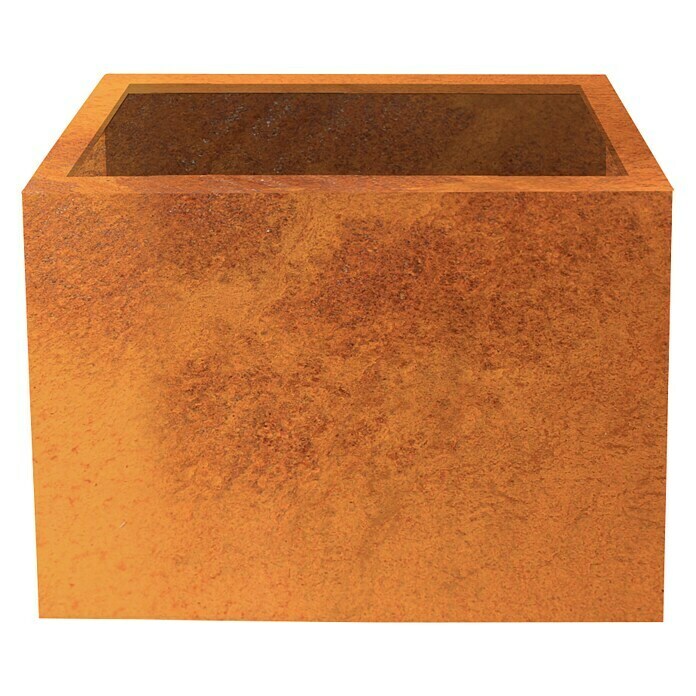 Palatino Exlusive Line Maceta para las plantas (80 x 40 x 50 cm, Acero Corten, Rojo-pardo)
