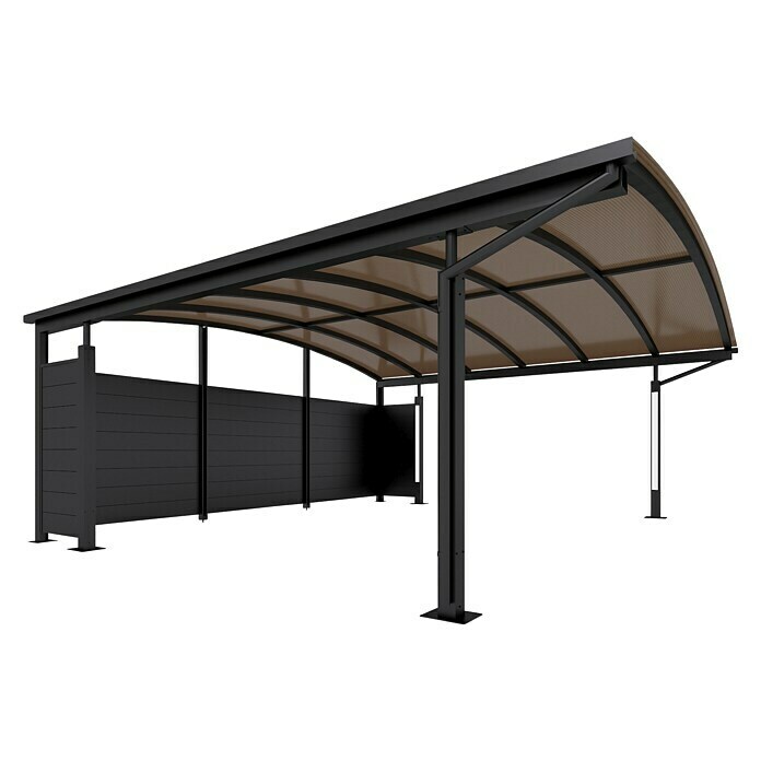 Abson Endwand für Carport Calux (Passend für: Abson Doppelcarport Calux) | BAUHAUS