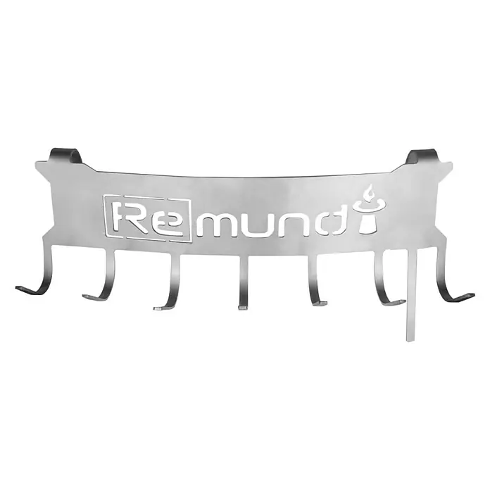 Remundi Grillbesteckhalter Gewölbt - Edelstahl - Dieser Grillrost von Remundi aus Edelstahl ist ein hochwertiges Zubehör für jeden Grillmeister. Ideal für köstliche Grillerlebnisse!