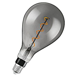 Osram Lámpara LED (E27, Intensidad regulable, Blanco cálido, 150 lm, 4 W, Color: Claro/Negro, Pera)