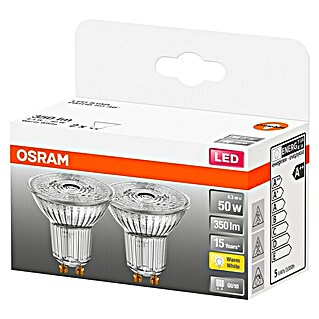 Osram Star LED-Lampe Reflektor GU10 (GU10, Nicht Dimmbar, 350 lm, 4,3 W)