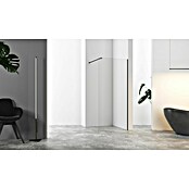 Montageset Muurprofiel en Stabilisatiestang Chelsea (Aluminium, Mat Zwart) | BAUHAUS