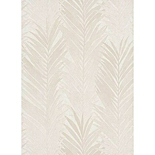 Dutch Wallcoverings Vliesbehang Bladeren Beige (Beige, Gebloemd, 10,05 x 0,53 m)
