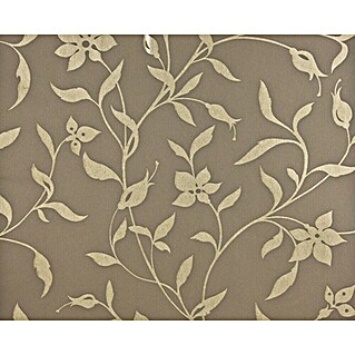 Dutch Wallcoverings Vliesbehang Tak Bruin/Beige (Bruin/Beige, Gebloemd, 10,05 x 0,53 m)