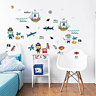 Walltastic Muursticker Set Pirates 41 Stickers (Decoratieve sticker)