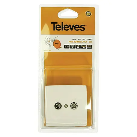 Televés  Toma TV terminal separadora