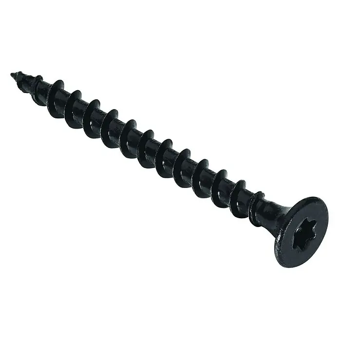 Probau Schnellbauschraube SpeedSpin - Durchmesser: 3,9 mm, Länge: 45 mm, 500 Stk., Grob-Gewinde - Schwarze Holzschraube mit Torx-Antrieb für Holzverbindungen im Innenausbau und Möbelbau.