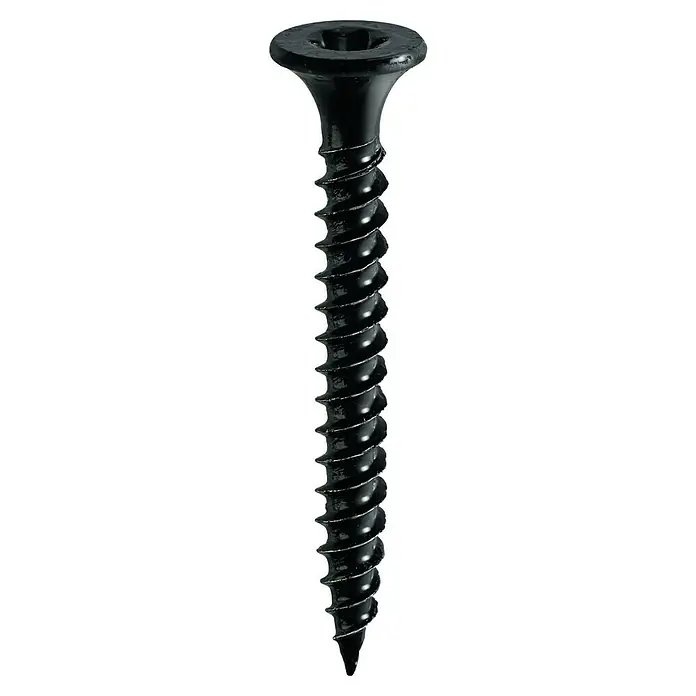 Probau Schnellbauschraube SpeedSpin - Durchmesser: 3,9 mm, Länge: 35 mm, 1.000 Stk., Fein-Gewinde - Schwarze Schraube mit einem breiten Kopf und einem scharfen Gewinde, ideal für Holz- und Trockenbauarbeiten.