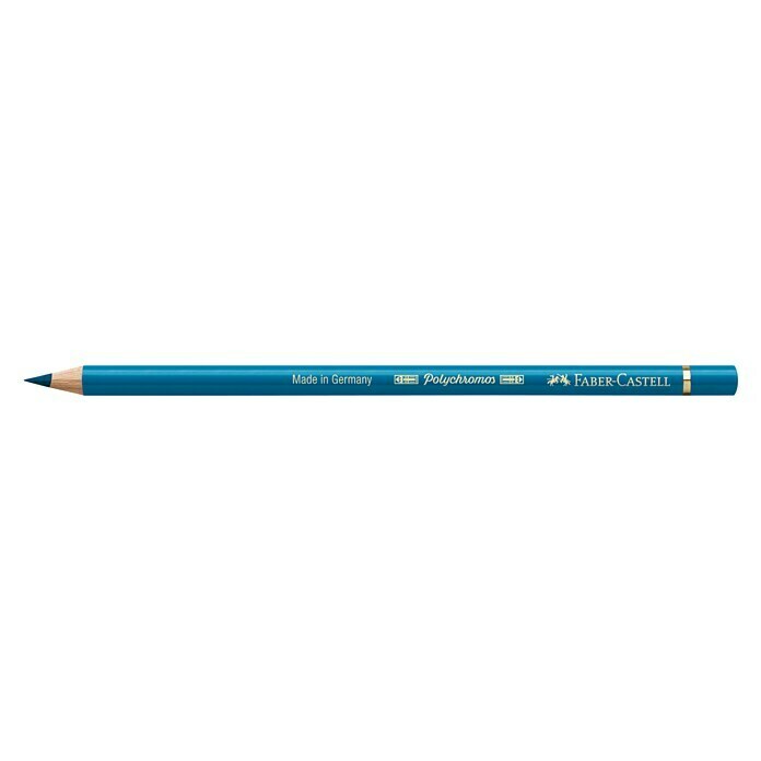 Faber-Castell Farbstift PolychromosKobalttürkis, Strichstärke: 3,8 mm Left Side View