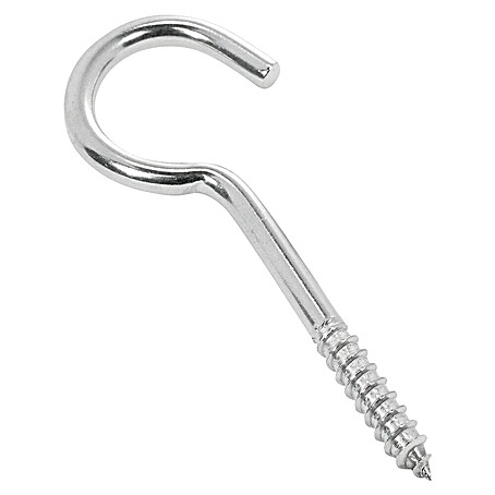 Marinetech Schraubhaken (Ø x L: 4,8 x 65 mm, Edelstahl)