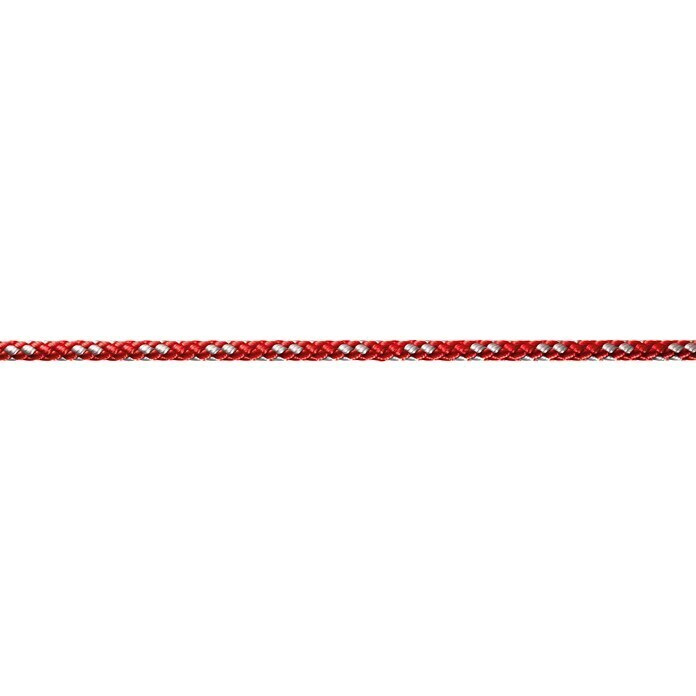 FSE Robline Soga a metros 8-Plaited-Dinghy (4 mm, Rojo/Plateado, Poliéster)