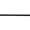 FSE Robline Festmacherleine Meterware Cormoran (14 mm, XLF, Schwarz)