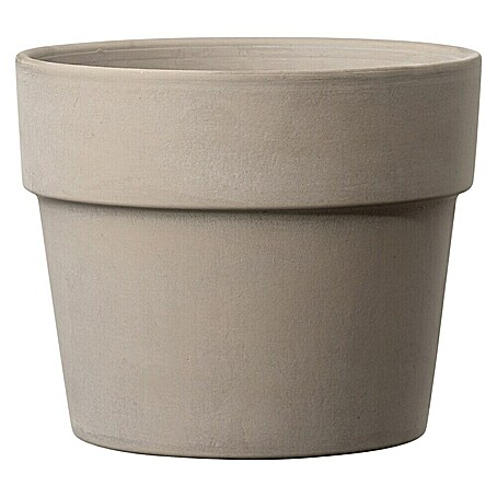 Deroma Pflanztopf Perfetto (Außenmaß (Ø x H): 29 x 23,6 cm, Naturmaterialien, Graphit)