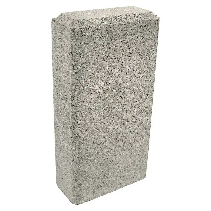 Christoph Palisade C-Line - 12,5 x 6 x 25 cm, Grau, Beton - Grauer Betonblock für Bauprojekte. Der robuste Block ist ideal für den Gartenbau oder zur Errichtung von Mauern und stabilen Strukturen.